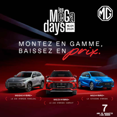Profitez des Journ&eacute;es Portes Ouvertes ce week-end pour d&eacute;couvrir nos offres M&eacute;ga Days, avec 7 ans de garantie* et une ouverture exceptionnelle ce dimanche 18 janvier 2026 de 10h &agrave; 12h et de 15h &agrave; 17h.